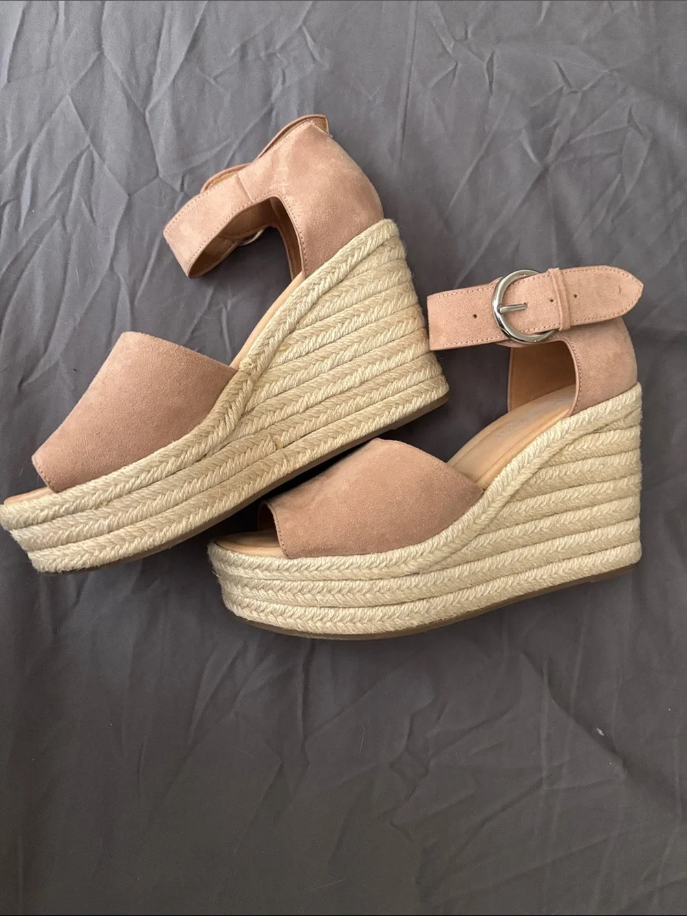 Nine West Blush Tan/Brown Wedges